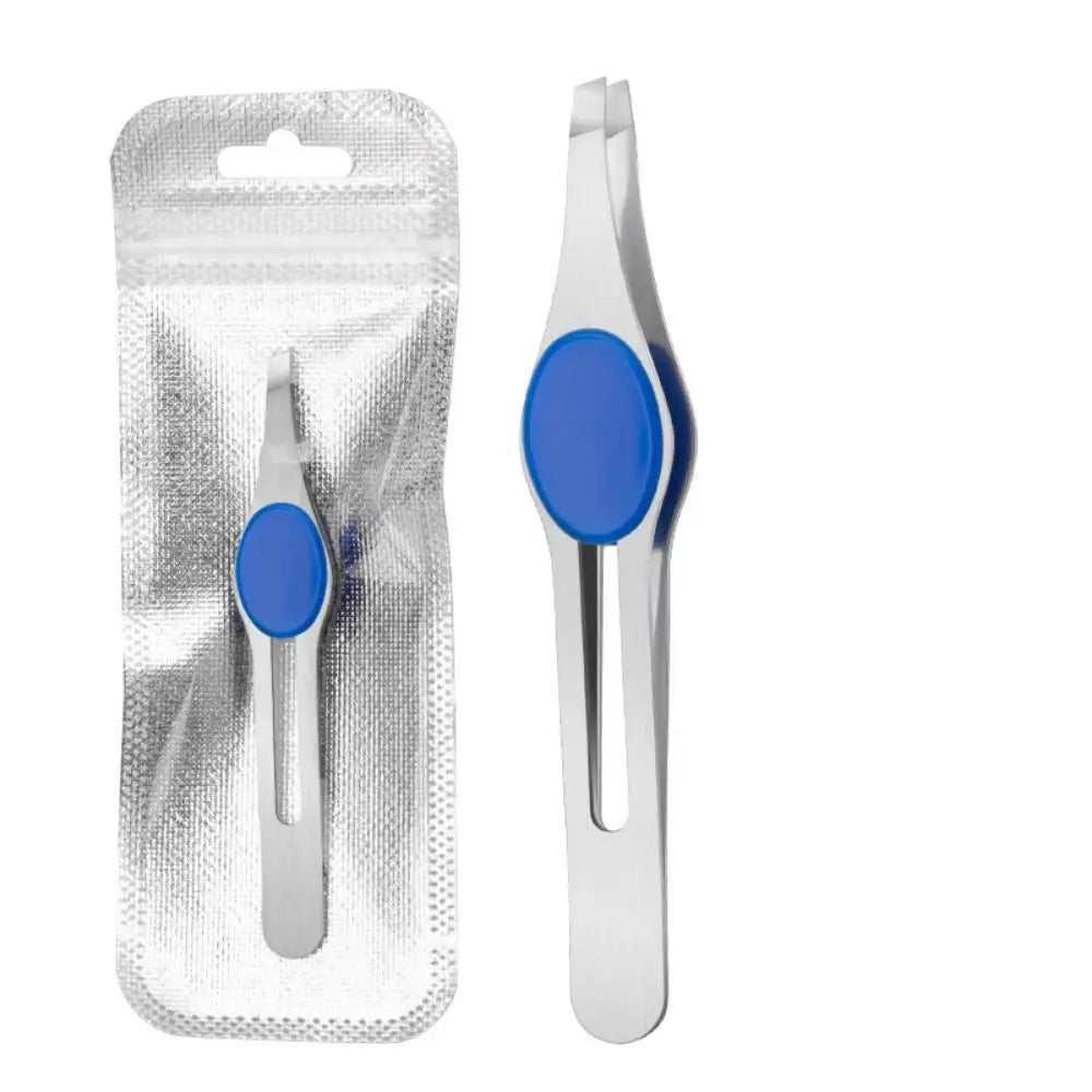 Fine Hair Beauty Eyebrow Tweezer Makeup Tool Professional Hairs Puller Removal Slanted Eye Brow Clip Women