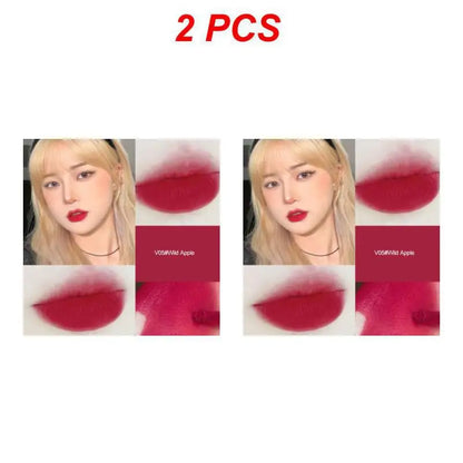 2/4PCS Hllr Helen Lady Moisturizing Formula Trending Flattering Shades Velvet Matte Lip Color Beauty Bloggers Must-have New