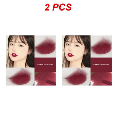 2/4PCS Hllr Helen Lady Moisturizing Formula Trending Flattering Shades Velvet Matte Lip Color Beauty Bloggers Must-have New