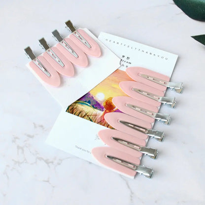4/10Pcs Seamless Hairpin Beauty Salon Styling Hairdressing Makeup Tools Hair Clips Hairpins Women Girl Headwear Professional