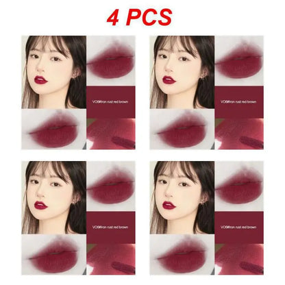 2/4PCS Hllr Helen Lady Moisturizing Formula Trending Flattering Shades Velvet Matte Lip Color Beauty Bloggers Must-have New