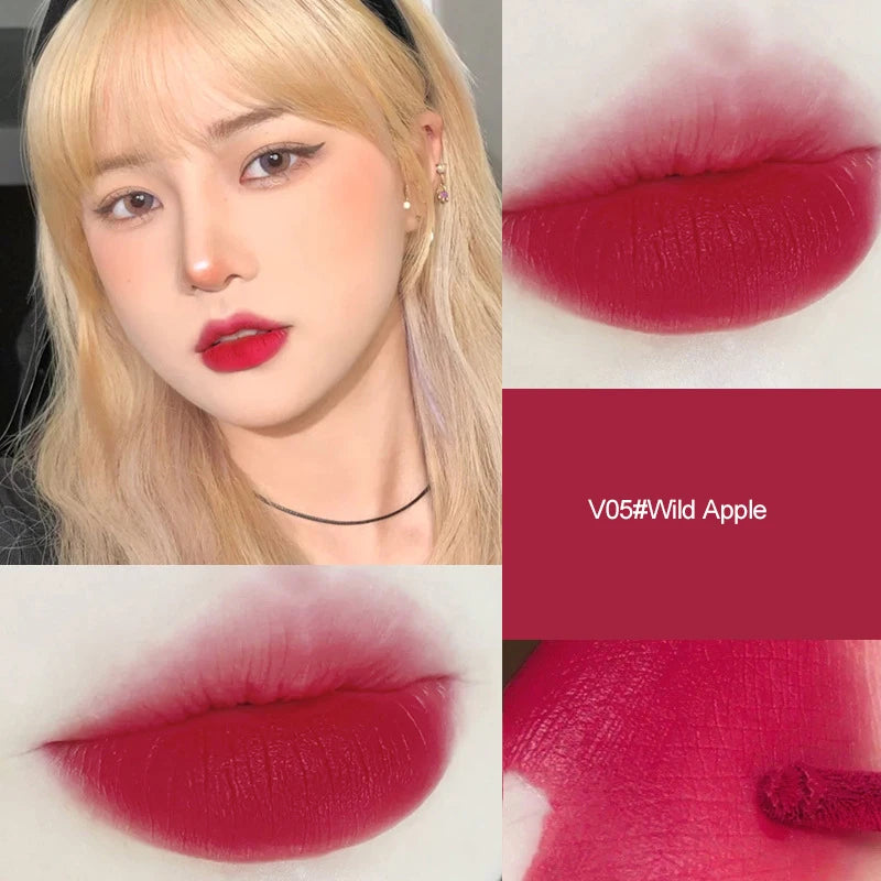 2/4PCS Hllr Helen Lady Moisturizing Formula Trending Flattering Shades Velvet Matte Lip Color Beauty Bloggers Must-have New