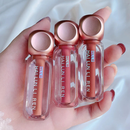 2/4PCS Hllr Helen Lady Moisturizing Formula Trending Flattering Shades Velvet Matte Lip Color Beauty Bloggers Must-have New